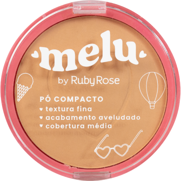 PÓ COMPACTO RUBY ROSE (MELU) - COR MC60