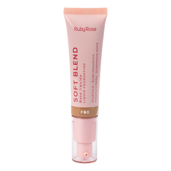 BASE LIQUIDA SOFT BLEND RUBY ROSE - COR F60