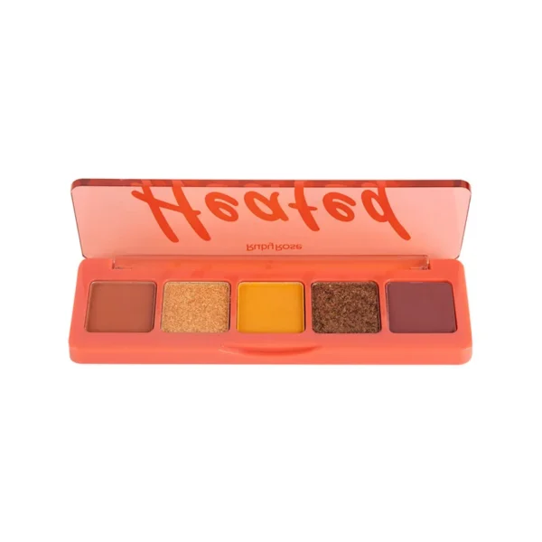 PALETA DE SOMBRAS HEATED RUBY ROSE 5 CORES